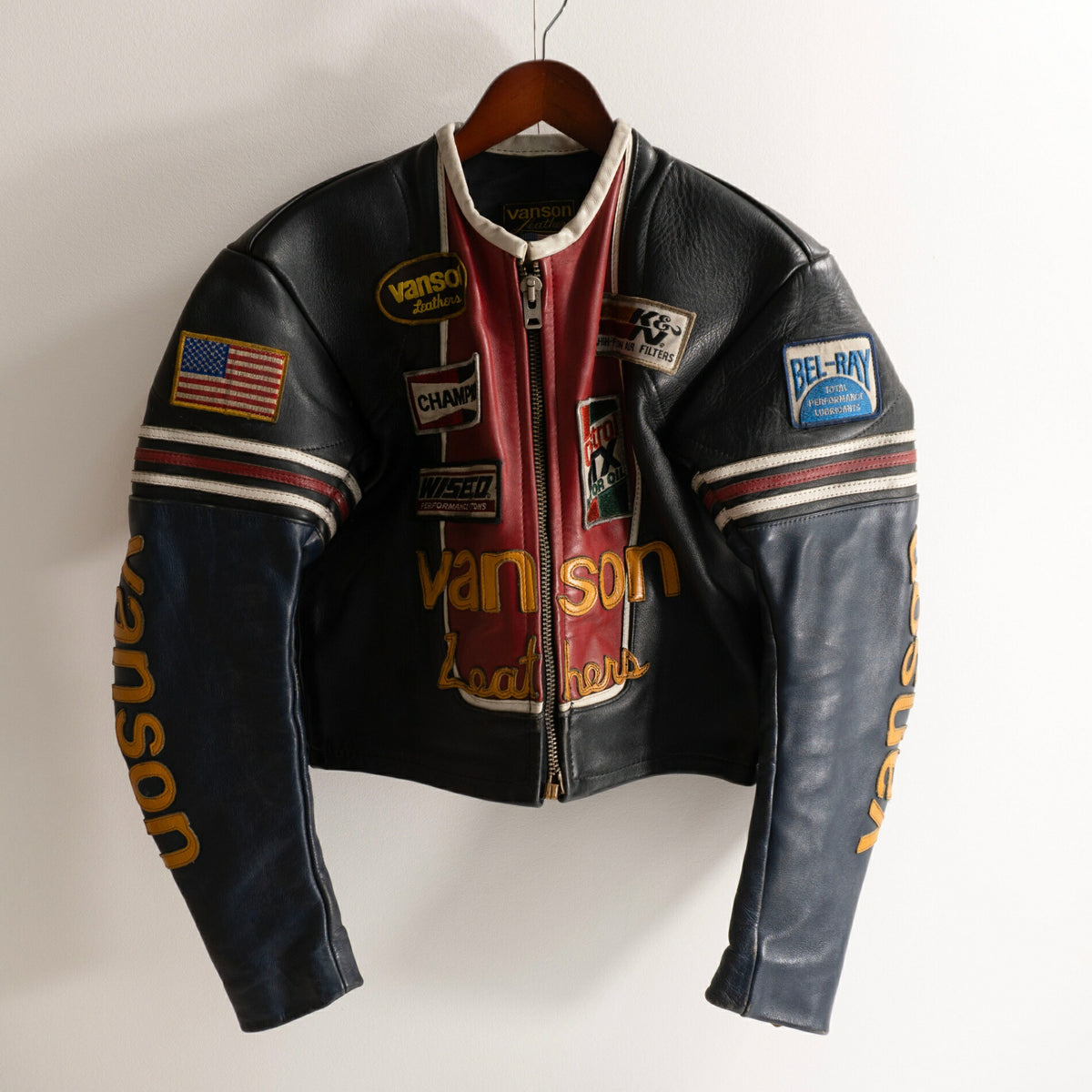 VANSON ONESTAR All Leather Riders Jacket USA Made Size 40
