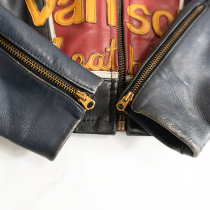 VANSON ONESTAR All Leather Riders Jacket USA Made Size 40