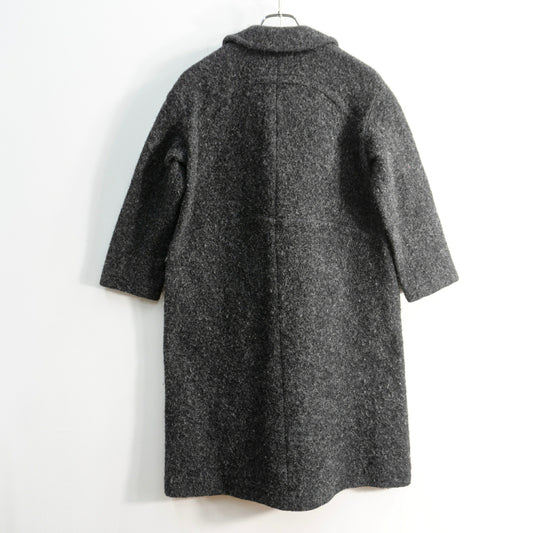 tricot COMME des GARCONS Wool Collar Coat Gray Size S