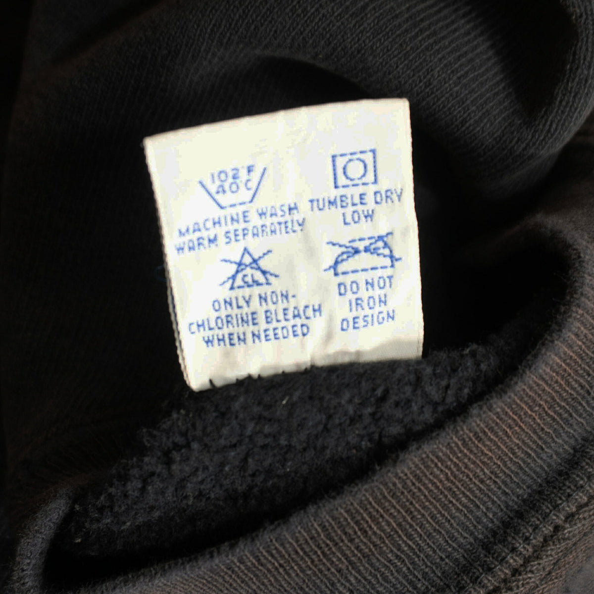CHAMPION 90s Reverse Weave Sweatshirt Black Size XL