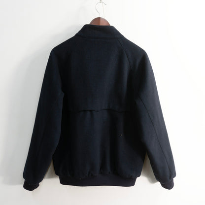 BARACUTA G9 Cashmere Wool Harrington Jacket Navy Size XL