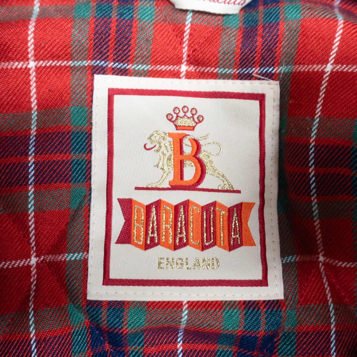 BARACUTA G9 Cashmere Wool Harrington Jacket Navy Size XL