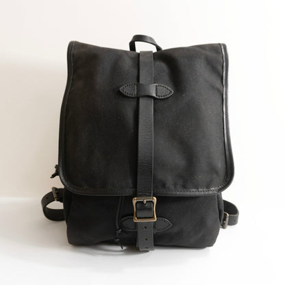 TIN CLOTH BACKPACK x FILSON Tin Cloth Cotton Twill Backpack Black
