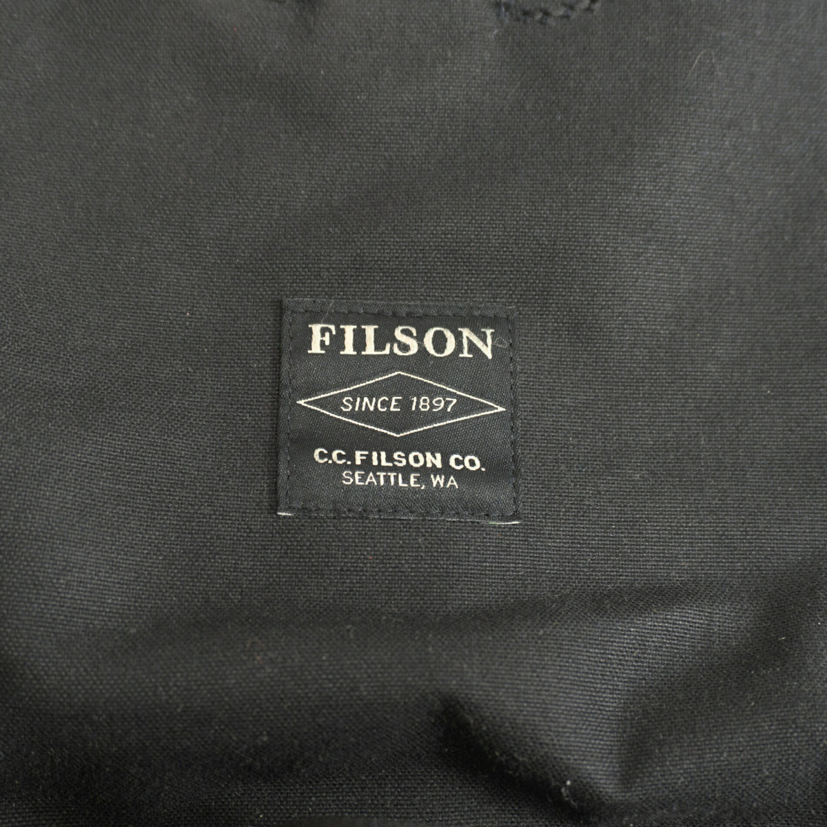 TIN CLOTH BACKPACK x FILSON Tin Cloth Cotton Twill Backpack Black