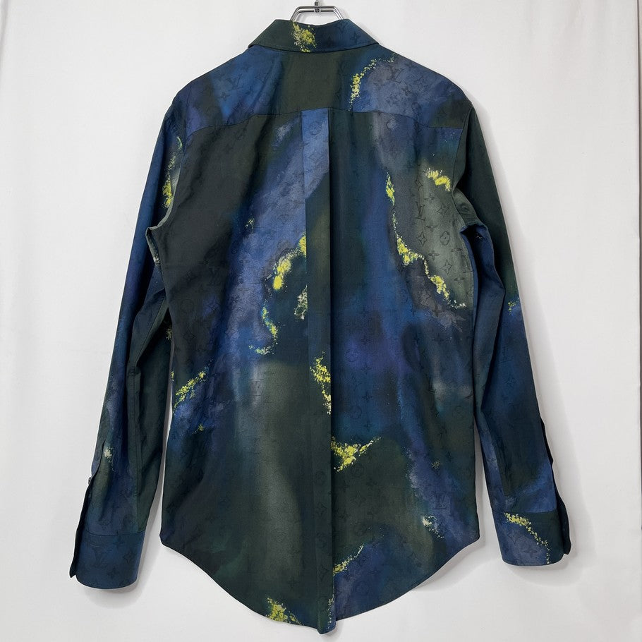LOUIS VUITTON Monogram Tie-Dye Blouson Jacket Size M