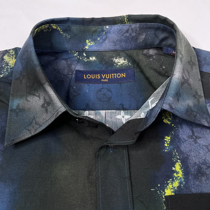 LOUIS VUITTON Monogram Tie-Dye Blouson Jacket Size M