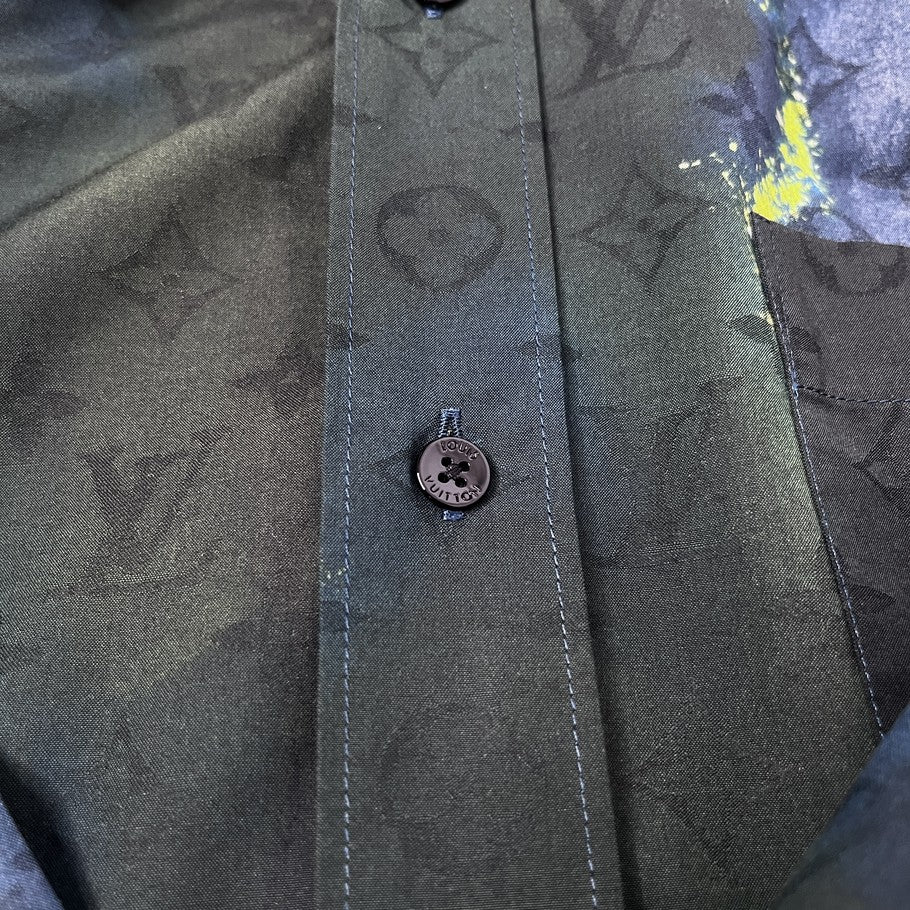 LOUIS VUITTON Monogram Tie-Dye Blouson Jacket Size M