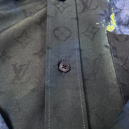 LOUIS VUITTON Monogram Tie-Dye Blouson Jacket Size M