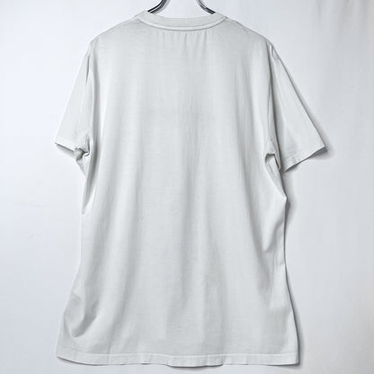 GIVENCHY Vintage Effect Logo T-Shirt White Size L