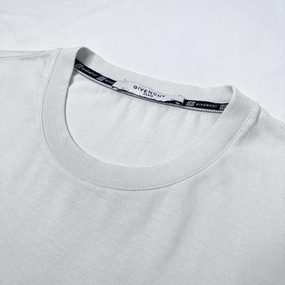 GIVENCHY Vintage Effect Logo T-Shirt White Size L