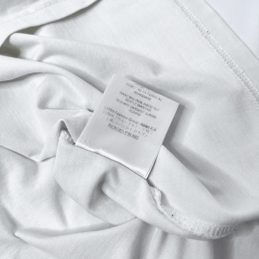 GIVENCHY Vintage Effect Logo T-Shirt White Size L