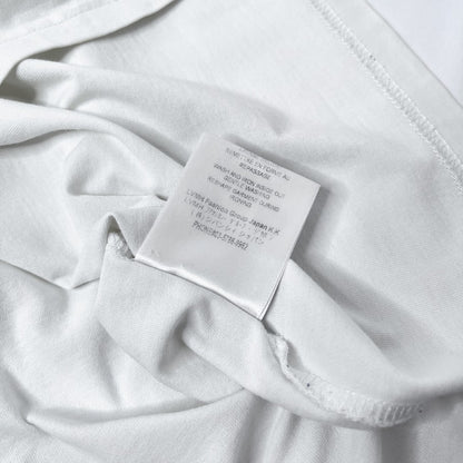 GIVENCHY Vintage Effect Logo T-Shirt White Size L