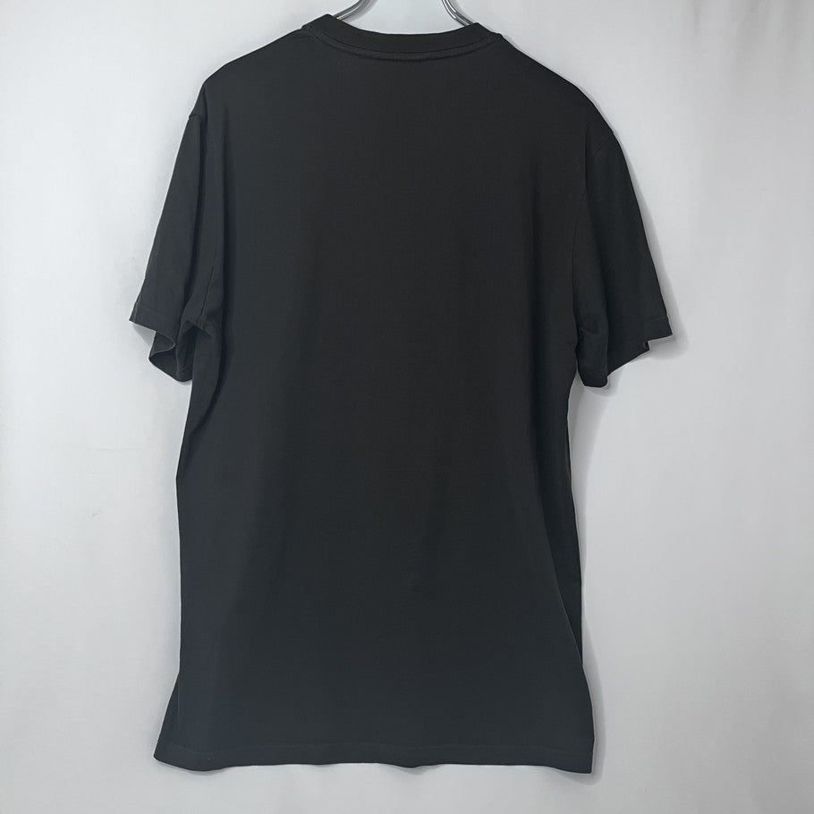 GIVENCHY Vintage Effect Logo T-Shirt Black Size L