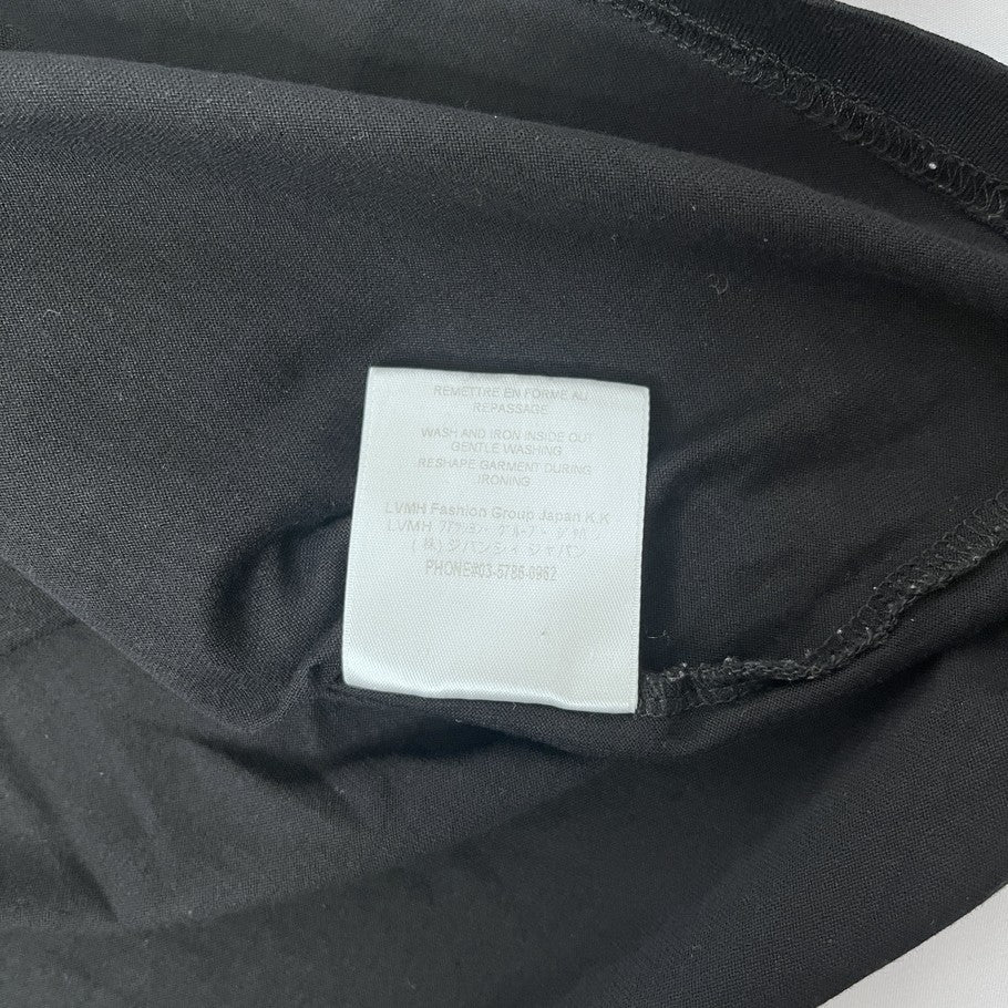 GIVENCHY Vintage Effect Logo T-Shirt Black Size L