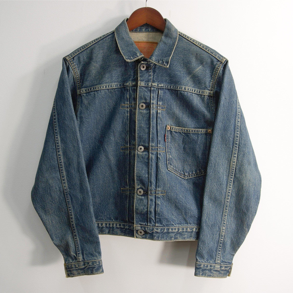 LEVI'S 1st 506XX Big E Made in Japan Denim Jacket Size 38