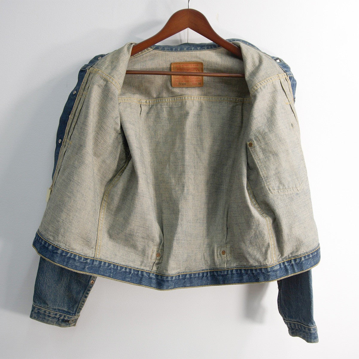 LEVI'S 1st 506XX Big E Made in Japan Denim Jacket Size 38