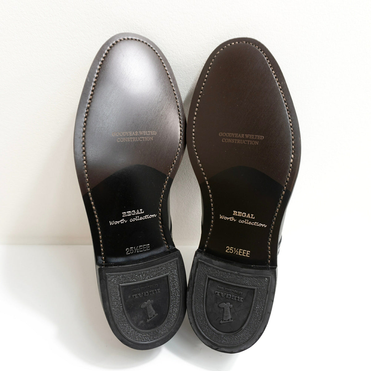 REGAL worth collection Plain Toe Shoes Black Size 25.5EEE