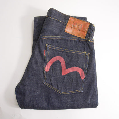 EVISU LOT.2000 Dark Indigo Denim Jeans Size 31×35
