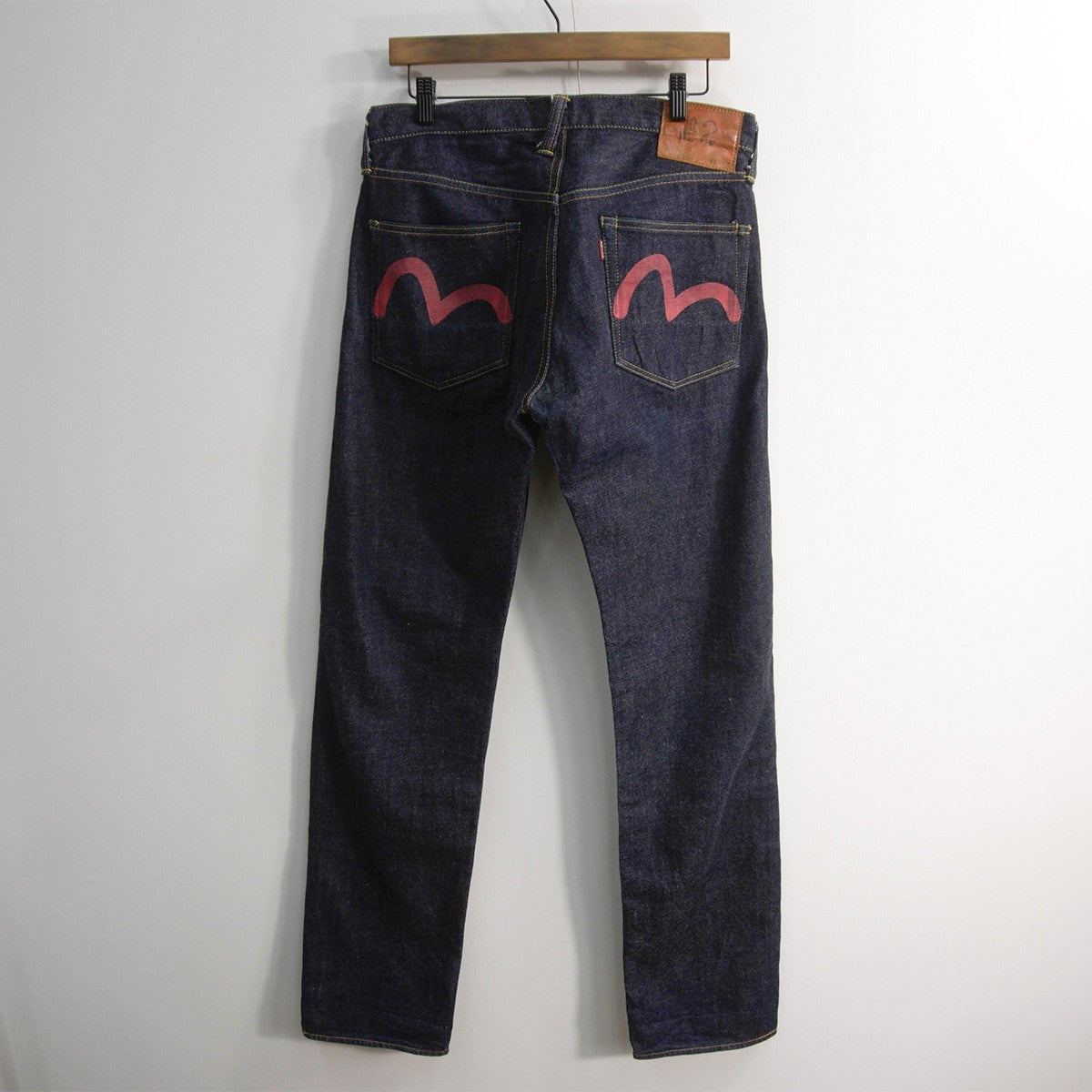 EVISU LOT.2000 Dark Indigo Denim Jeans Size 31×35