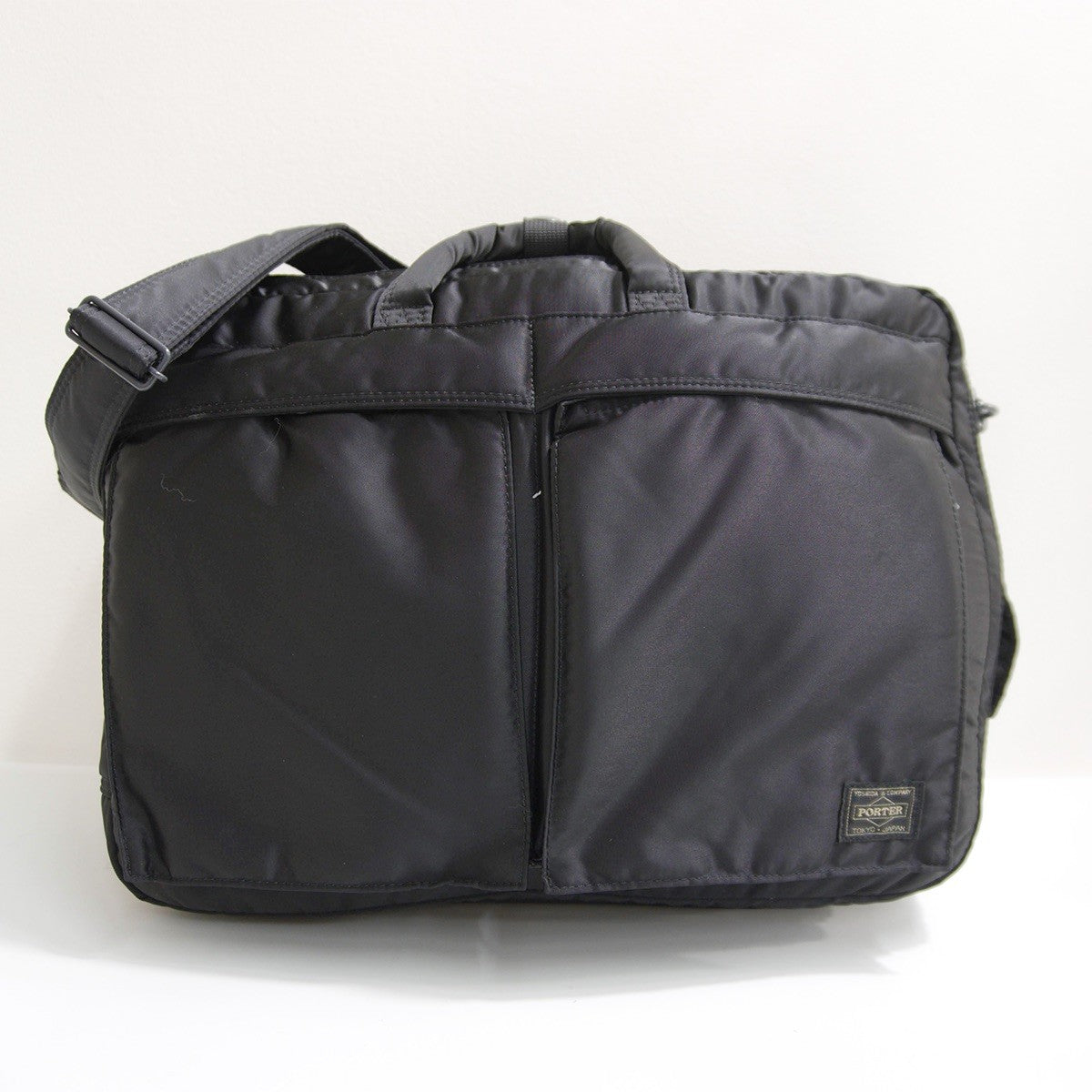 PORTER Tanker 3-Way Nylon Briefcase Black
