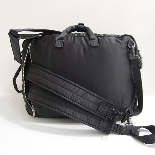 PORTER Tanker 3-Way Nylon Briefcase Black