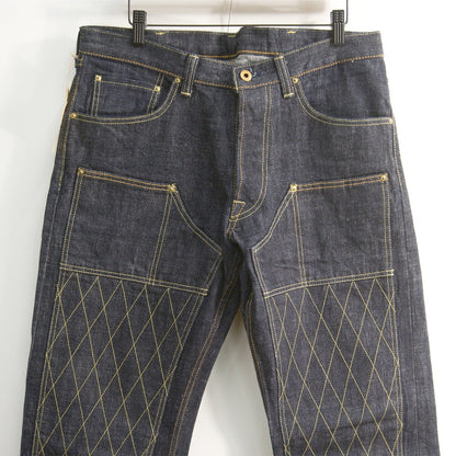 TROPHY CLOTHING Double Knee Indigo Denim Size 36