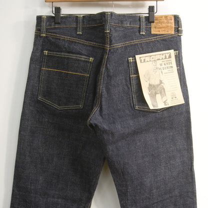 TROPHY CLOTHING Double Knee Indigo Denim Size 36
