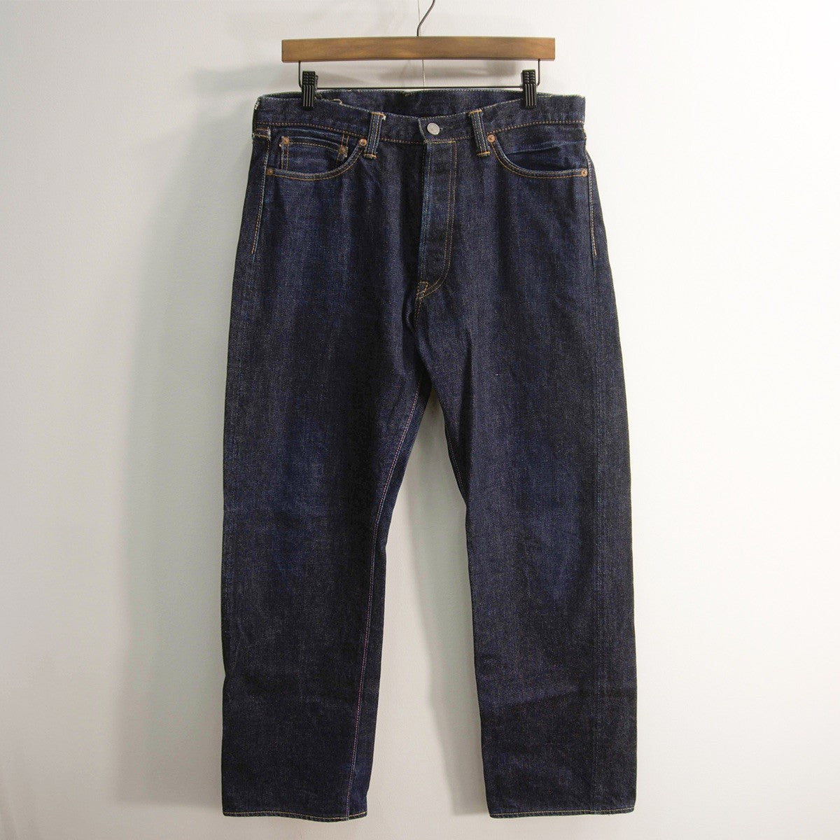 Momotaro Jeans 1005SP Mid-Straight Denim Indigo Blue Size 33