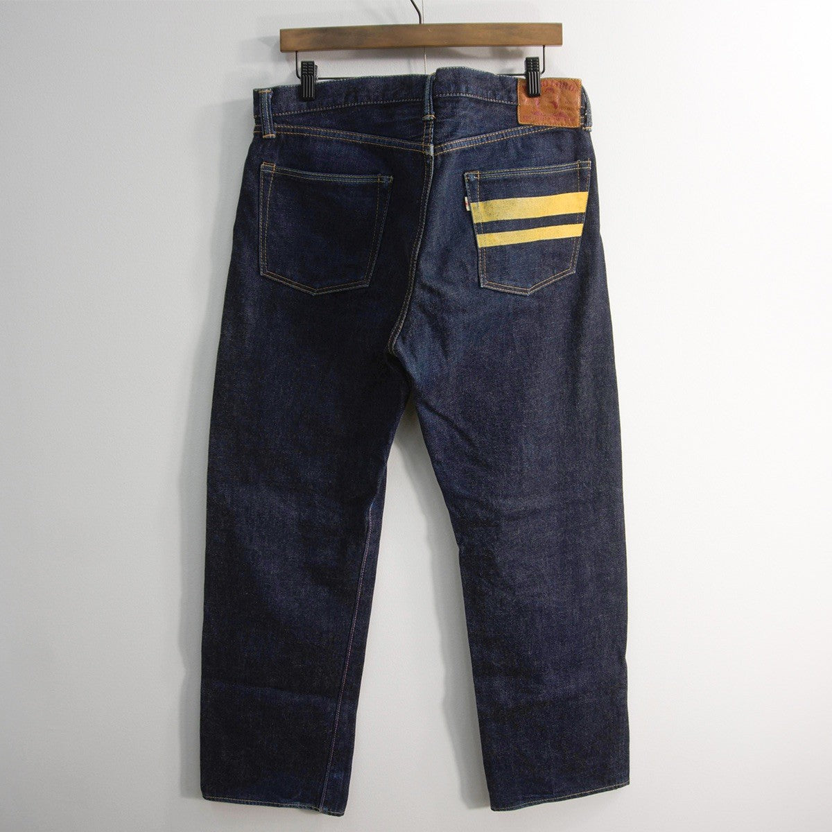 Momotaro Jeans 1005SP Mid-Straight Denim Indigo Blue Size 33
