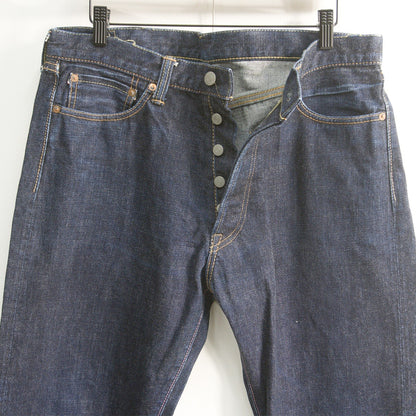 Momotaro Jeans 1005SP Mid-Straight Denim Indigo Blue Size 33