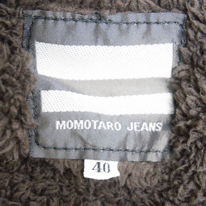MOMOTARO JEANS Goin' Home Denim Mods Boa Lined Coat Size 40