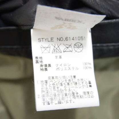 AVIREX Leather MA-1 Flight Jacket Black Size M