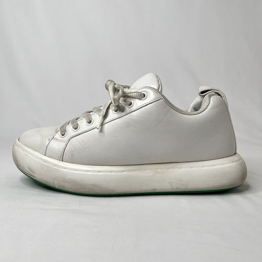 BOTTEGA VENETA Pillow Lace-Up Sneakers White Size 26.5cm