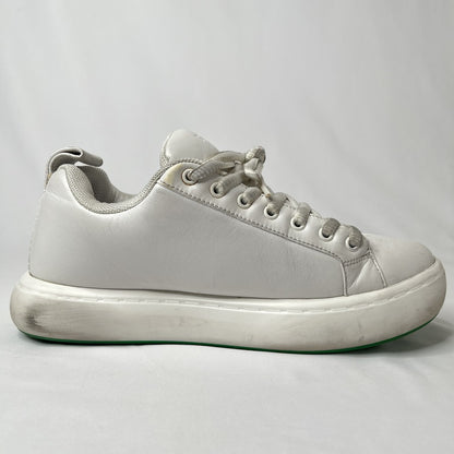 BOTTEGA VENETA Pillow Lace-Up Sneakers White Size 26.5cm