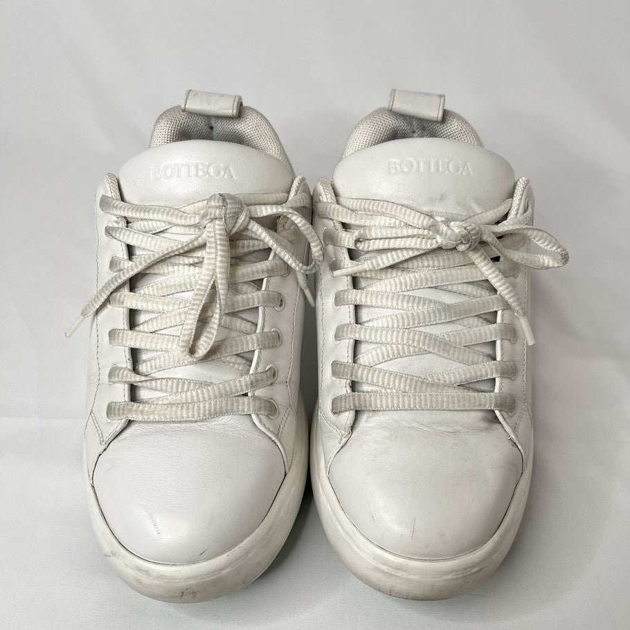 BOTTEGA VENETA Pillow Lace-Up Sneakers White Size 26.5cm