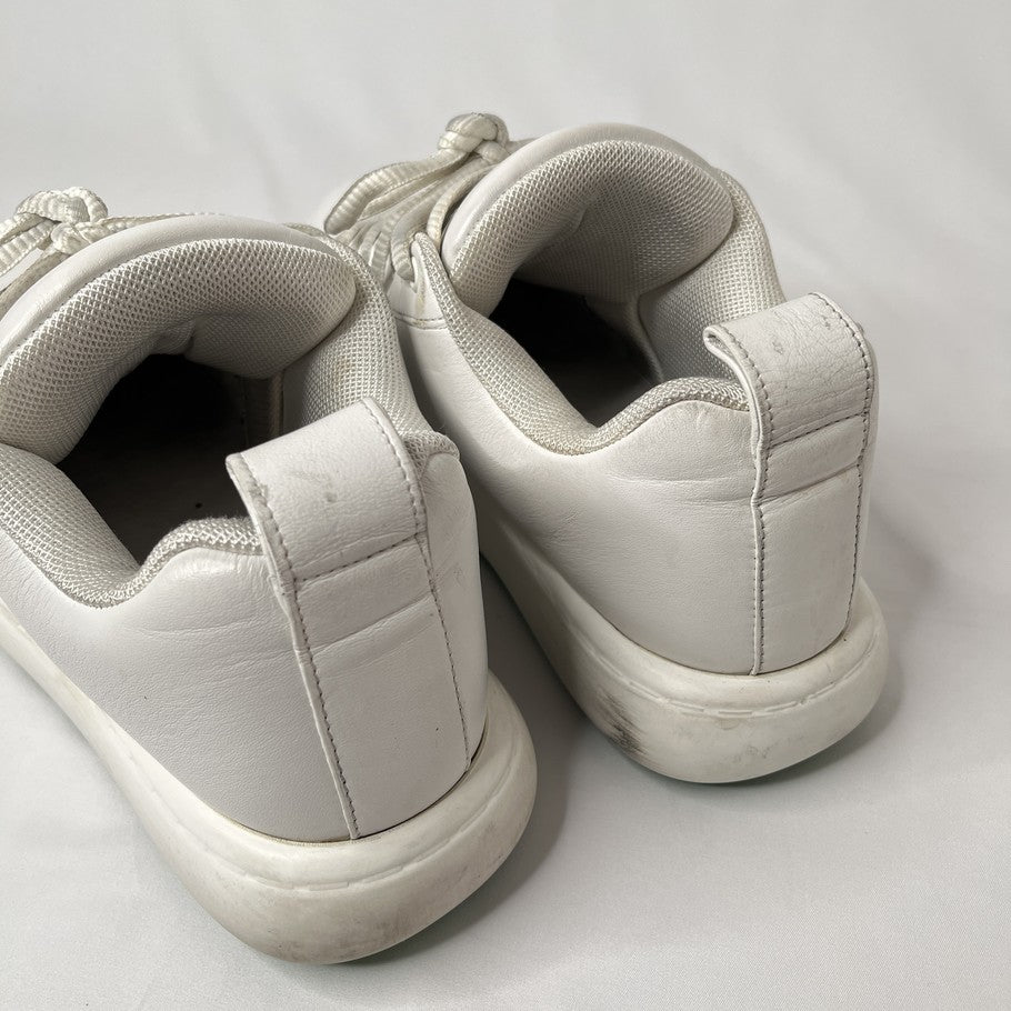 BOTTEGA VENETA Pillow Lace-Up Sneakers White Size 26.5cm