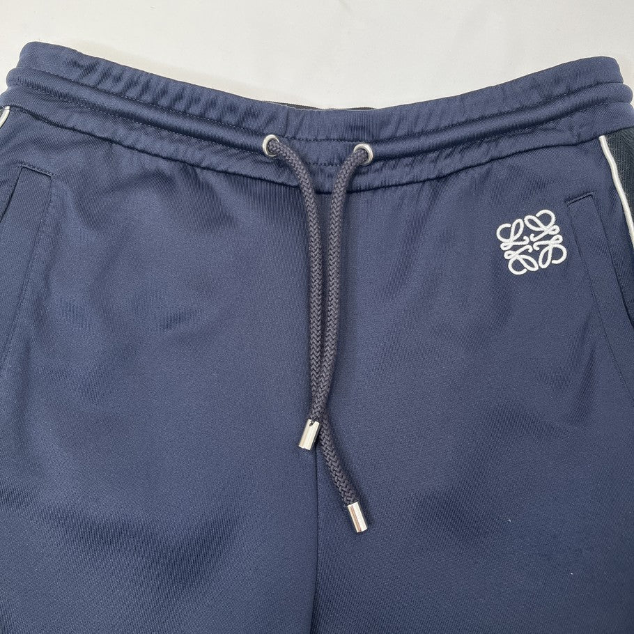 LOEWE Anagram Nylon Cotton Track Pants Navy Size XS