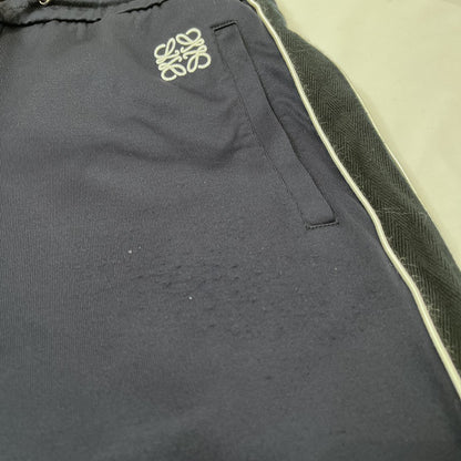 LOEWE Anagram Nylon Cotton Track Pants Navy Size XS