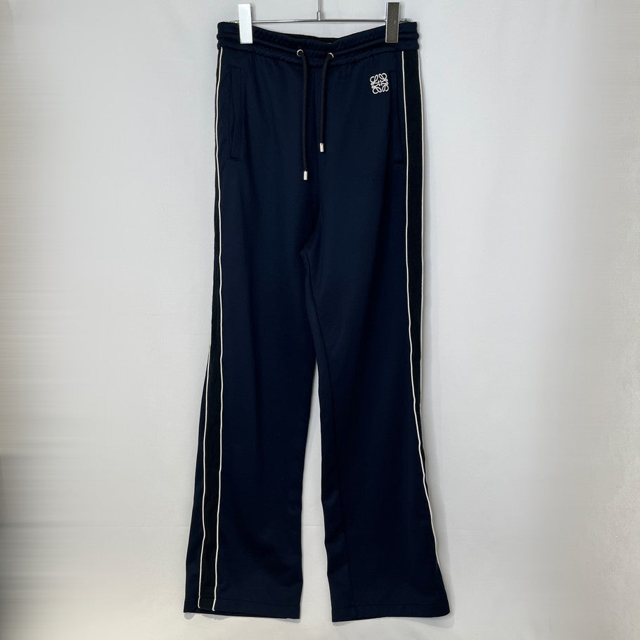 LOEWE Anagram Nylon Cotton Track Pants Navy Size XS