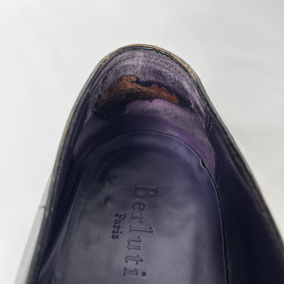 Berluti Andy Loafers Neo Grigio Brown Size 27.5cm