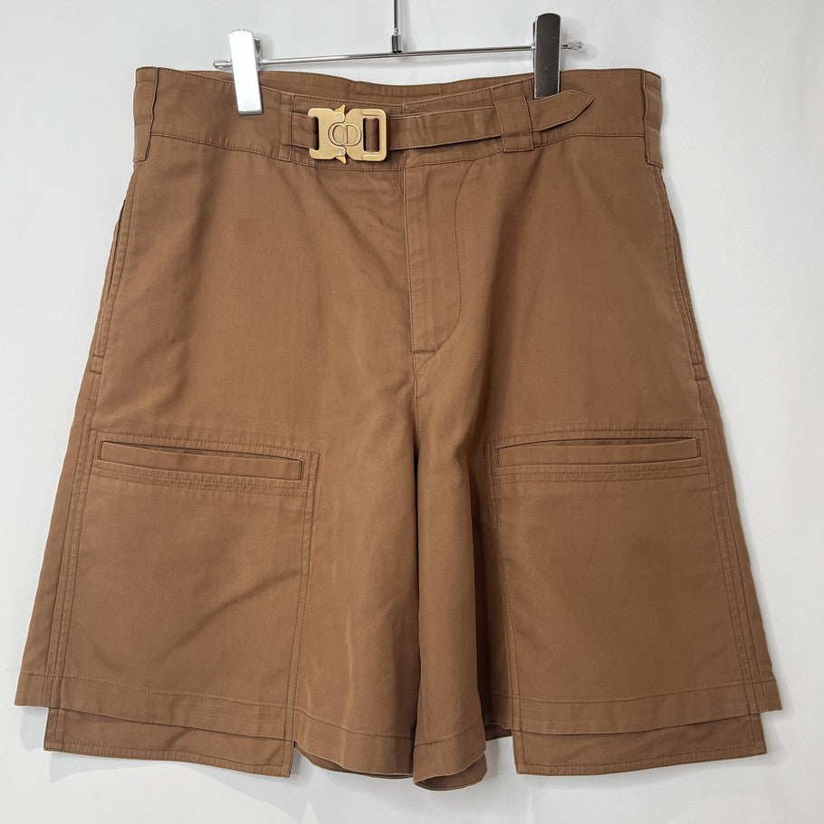 DIOR x Cactus Jack Cotton Shorts Brown