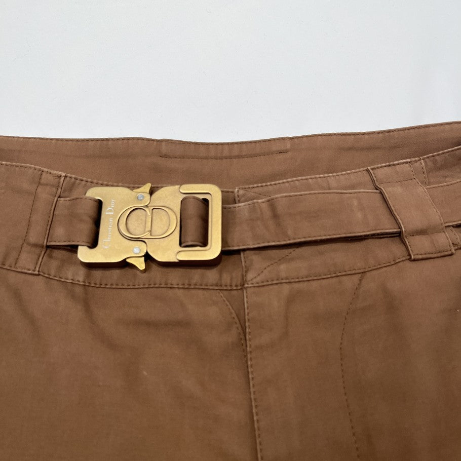 DIOR x Cactus Jack Cotton Shorts Brown