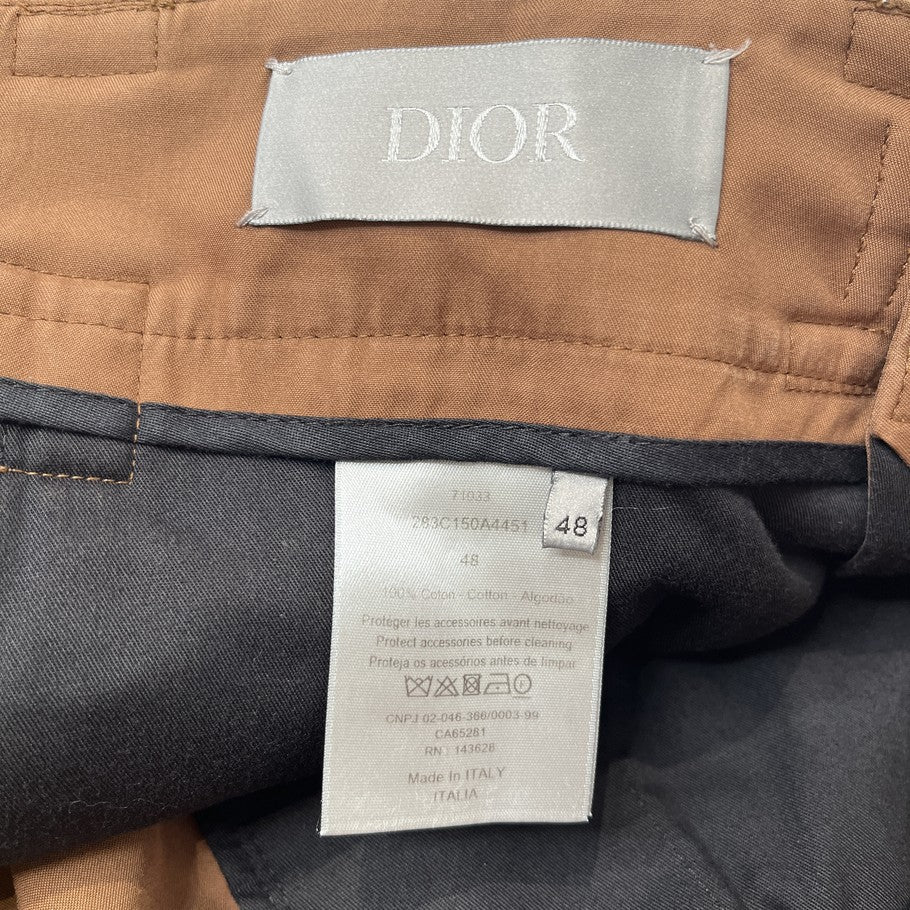 DIOR x Cactus Jack Cotton Shorts Brown