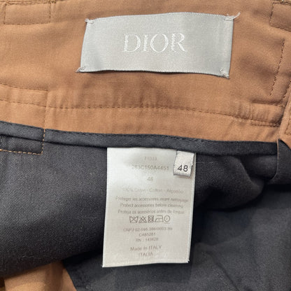 DIOR x Cactus Jack Cotton Shorts Brown