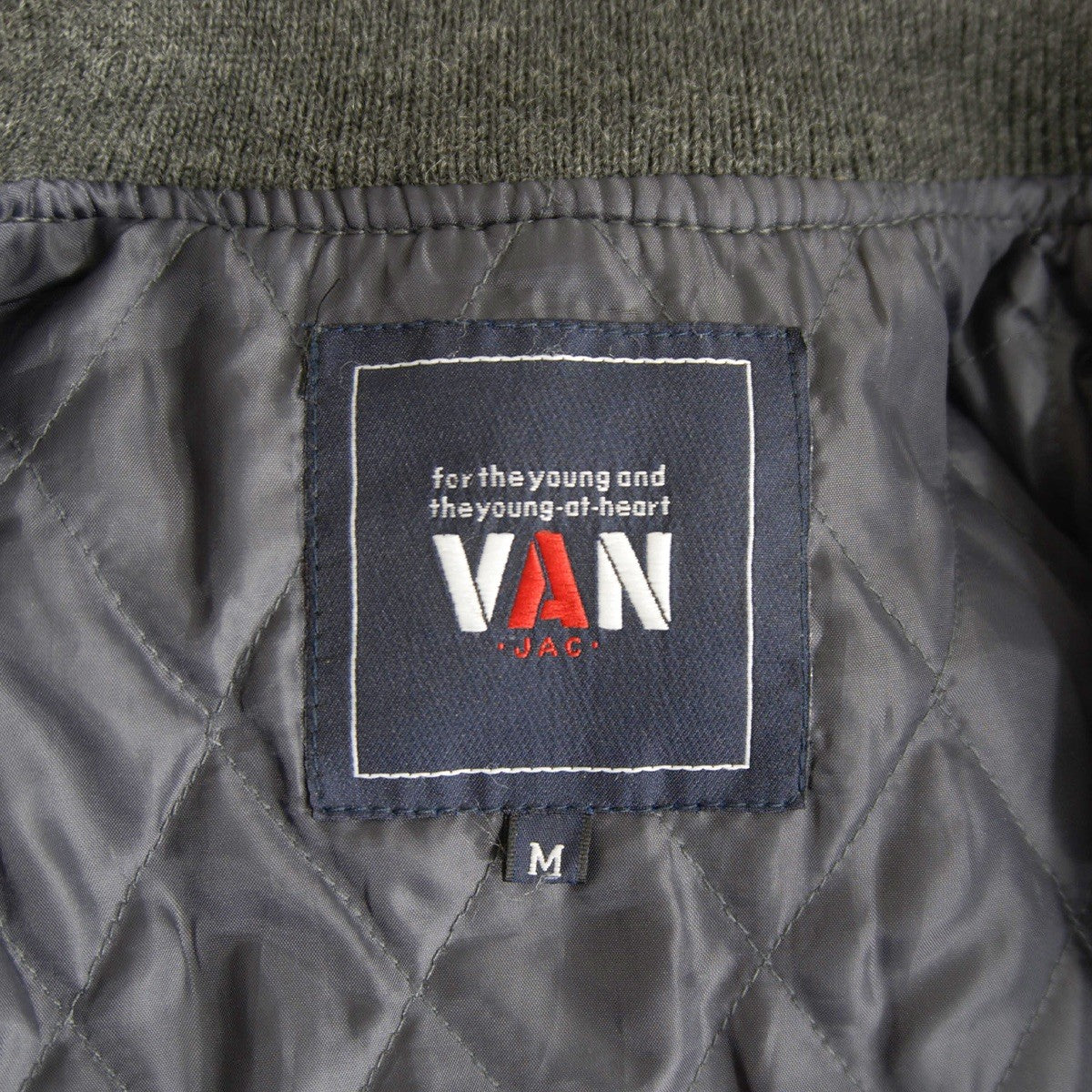 VAN JAC Leather Sleeve Gray Size M