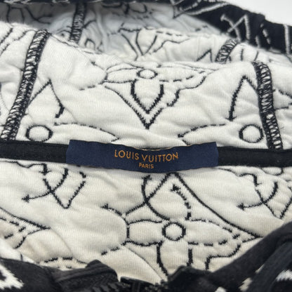 Louis Vuitton LVxNBA Flower Quilted Hoodie Black Size M