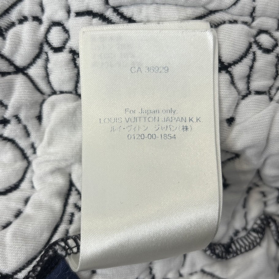 Louis Vuitton LVxNBA Flower Quilted Hoodie Black Size M