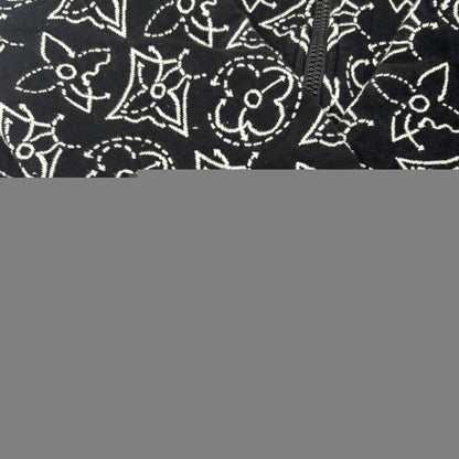 Louis Vuitton LVxNBA Flower Quilted Hoodie Black Size M