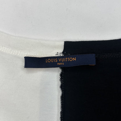Louis Vuitton Peace and Love Cotton T-Shirt Black Size L
