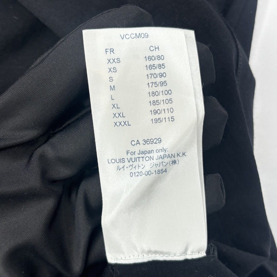 Louis Vuitton Peace and Love Cotton T-Shirt Black Size L